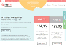 Tablet Screenshot of edpnet.nl