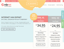Tablet Screenshot of edpnet.be